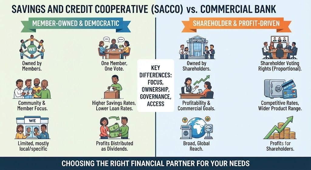 SACCO vs Bank in Kenya: Where Should You Save and Borrow in 2026?